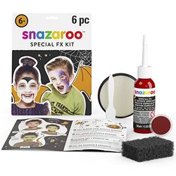 Snazaroo Make-upset voor griezelige make-up, nepbloed, verf en effectwas voor wonden