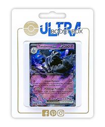 Tomberro ex (Houndstone ex) 102/197 - Ultraboost X Écarlate et Violet 03 Flammes Obsidiennes - Box z 10 francuskich kartami Pokémon