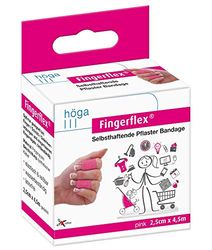 Fingerflex Autocolante de gesso, 2,5 cm x 4,5 m elástico