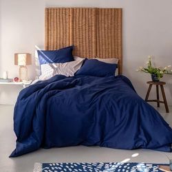 Basic Funda nórdica 260 x 240 cm (Cama 180/200) morski azul