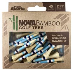 PrideSports 2-3/4" Nova Bamboo Tees Blue/White/Navy Stripe