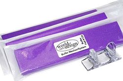 World of Nails de diseño Buffer lijado bloques Sistema de cambio (36 schleifpads 120ER + Tarjeta)