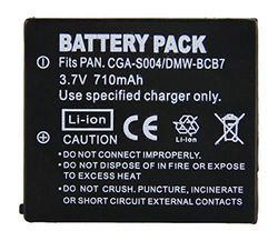 Amsahr Digitale vervangende camera en camcorder batterij voor Panasonic CGAS004, CGAS004A/1B