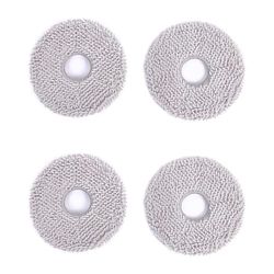 ECOVACS Panni di lavaggio lavabili, per DEEBOT X1 OMNI/X1e OMNI/X2 OMNI/X2 COMBO/X1 TURBO/T10 TURBO/ T20 OMNI, scatola da 4 pezzi (2 coppie), accessorio originale