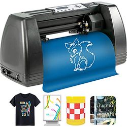 VEVOR Plotter di Taglio del Vinile Macchina Plotter di Taglio del Vinile Alimentazione Carta max. 350 mm Pressione di Taglio 10-500 g Taglierina con Software del Signmaster Software del Plotter