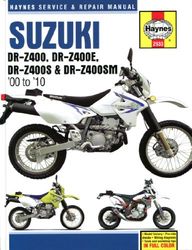 Suzuki DR-Z400/Z400E/Z400S/Z400SM (00 - 10) Haynes Repair Manual (Paperback)