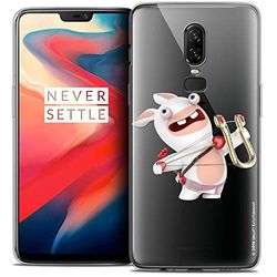 Beschermhoes voor 6,28 inch, OnePlus 6, ultradun, konijntje Crétins cupidon Crétin