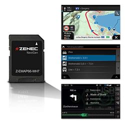 Zenec SD Card, software Europa Z-E3766 7 jaar garis kaarten