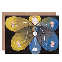 Artery8 Hilma Af Klint Group Vi Evolution No 9 Abstract Fine Art Greeting Card Plus Envelope Blank Inside