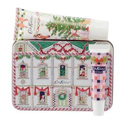 Cath Kidston Hand Cream 50ml and Lip Balm 10ml Comes In A Tin, Beauty Gift For Her, Travel Size and Vegan Friendly, Christmas Stocking Filler, A Doll’s House Collection