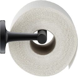 Duravit Porta Rotolo di Carta, Ottone, Nero Opaco, Taglia Unica