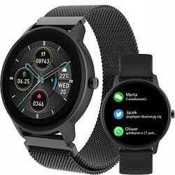 FOREVER SMARTWATCH FOREVIVE 2 Slim SB-325/ NOTIFICACIONES/FRECUENCIA CARDíACA/Negro