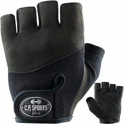 C.P. Sports Trainingshandschuhe Iron Komfort Luvas para fitness (nylon, treino, 1 par), cor preta, tamanho S