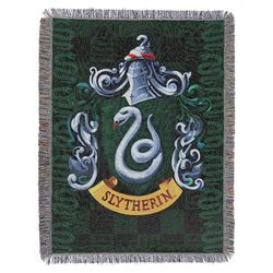 Northwest Cobertor tecido de tapeçaria, 48 x 60 polegadas, escudo Slytherin