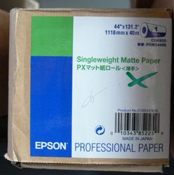 Epson Singleweight, Paper Mat, 44"x131.7" '