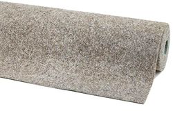 andiamo Konstgräs Deco gräsmatta utomhus lämplig med noppor, slitstark, lätt att rengöra och väderbeständig, 133 x 400 cm, beige