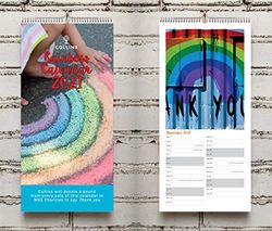 Collins Rainbow Calendar 2021