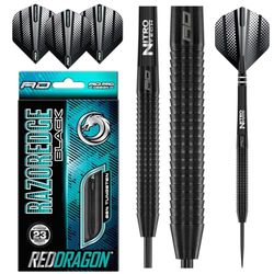 RED DRAGON Razor Edge Black 23 gram darts Tungsten professionele stalen darts met flights en shafts