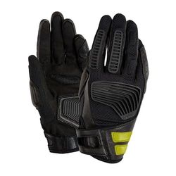 T.UR Gants G-Two Lady Noir/Jaune Fluo L