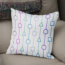 BonaMaison Fundas para Cojínes, Naranja y Blanco Roto Funda de Almohada Elegante y Suave para Sofá Coche Moderna Decoración del Hogar Habitación, 50x50 Cm - Diseñado y Fabricado en Turquía