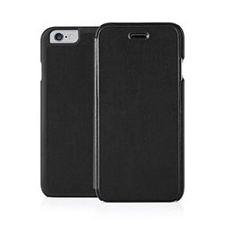 Pipetto Luxe Folio fodral skal för iPhone 6/iPhone 6S, iPhone 6 / 6S, Black Lambskin