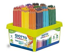 GIOTTO Stilnovo Maxi - Schoolpack 144 Crayons de Couleur