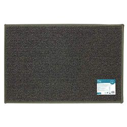Braga Machine Washable Latex Backed Door Mat, Grey, 50x75cm