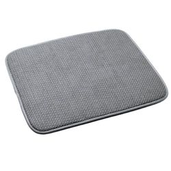 Norpro Tappetino per sgocciolatoio in microfibra, 45,7 x 40,6 cm, grigio (359 g)