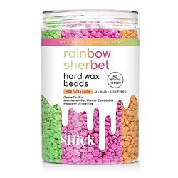 Sliick Rainbow Sherbet Hard Wax Beads - Perle di Cera Dura Profumate al Lime, Lampone e Mandarino