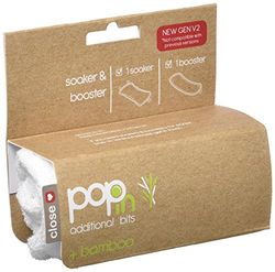 Nära pop-in sanitetshandduk – Soaker & Booster (+bambu) V2 – snöbollsfärg