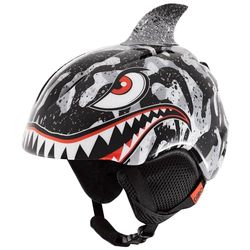 Giro Launch Plus Youth Snow, Casco Unisex, Nero/Grigio Tiger Shark, Small (52-55.5 cm)
