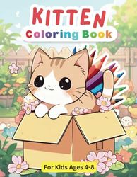 Kitten Coloring Book: For Kids Ages 4-8 (US Edition)