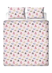 CHARACTER WORLD Hello Kitty Official Double Duvet Cover Set, Rare Design | Reversible 2 Sided Bedding Cover Official Merchandise Including Matching Pillow Cases