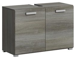 xonox.home Bagno Silver X88B3707, Legno ingegnerizzato, Argento, ca.80x55x37cm