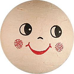 Boules d'ouate avec visages