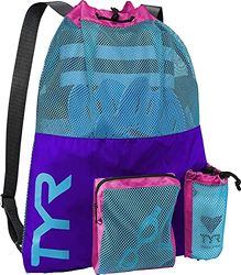 TYR Mochila Big Mesh Mummy, unissexo para adulto, roxo/azul/rosa, 40 L