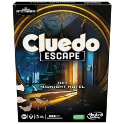 Cluedo Escape: Het Midnight Hotel-bordspel, eenmalige Escape Room-spellen voor 1-6 spelers, coöperatieve detectivespellen (Nederlandse versie)