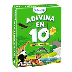 Ludilo - ¡Adivina En 10! Mundo Animal | Juegos De Mesa Niños 6 Años O Más | Juegos Educativos 6 Años | Juego Cartas Niños Y Adultos | Juegos De Viaje Para Niños