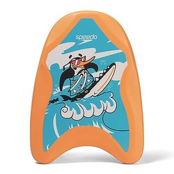 Speedo Printed Float Printed Float Mixte Enfant, Bleu Azur Chima/Orange Fluo, Taille Unique