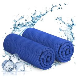 KAYMAN Asciugamano rinfrescante da palestra, 120 x 35 cm, in microfibra morbida e traspirante, ad asciugatura rapida, per collo e viso, per sport, golf, corsa, escursionismo e allenamento, confezione
