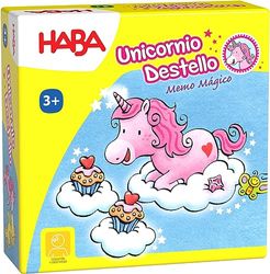 HABA - Unicornio Destello – Memo mágico-ESP Juego de Mesa (Habermass H305513)