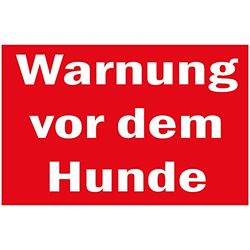 'warnschild Alerta Antes de perros", B3219KS