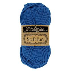 Scheepjes - Scheepjes Softfun 2626 Kobolt Garn - 1x50g