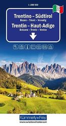 Trentino - Südtirol Nr. 03 Regionalstrassenkarte 1:200 000: Bozen-Trient-Venedig