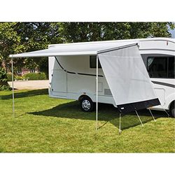 Thule Sun Blocker G2 Zijwand, medium 2,75 inch, zonwering, voor caravan, camping, inkijkbescherming, luifel, grijs