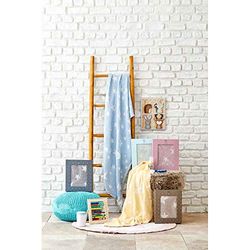 Karaca Home, Decoratief Huistextiel, Baby Star Blue Baby Throw Blanketsi 80X120, Geweldig Cadeau-idee voor Dierbaren - Ontworpen en Vervaardigd in Turkije