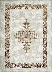 MANI TEXTILE TPS_BAROQ_BEI_160 tapijt, polyester, beige, x_230_cm