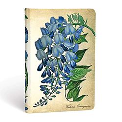 Paperblanks - Botanikmalerei Blühende Glyzinie - Notizbuch Mini Liniert (Painted Botanicals), Mini (140 x 95)