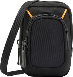 Amazon Basics Medium Point and Shoot Camera Case, Interior dimension 4.3 x 2.5 x 0.9 Inches, Black, Solid