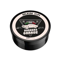 Barbers Garage - Pâte à modeler pour cheveux - 100 g - Italian Details - Avec argile naturelle, cheveux recoiffables, finition satinée